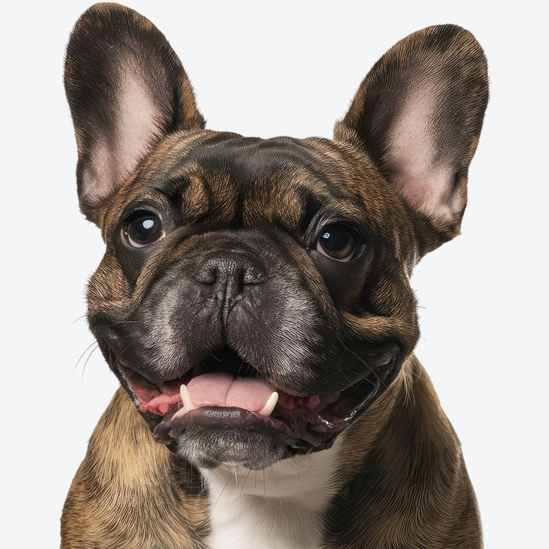 a dog with its tongue out